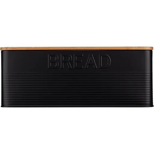 Хлібниця Ardesto Midori з бамбуковою кришкою 33х18х12 см чорна (AR0912BB) - фото 5