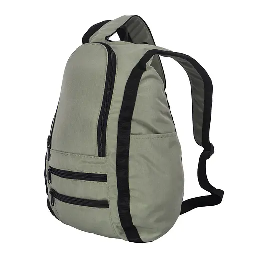 Рюкзак-антивор OOLOO Капля 45х27х14 см, оливковый 631/414 - фото 2