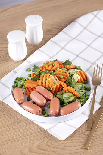 Ніж для фігурного нарізування овочів, картоплі, сиру фігурний ніж 20 см Кавовий 84595 - фото 3