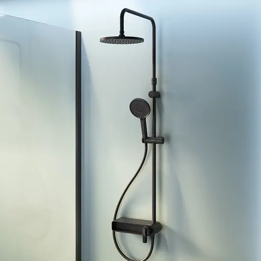 Душова система Am.Pm X-Joy black F0785A722, Чорний матовий - фото 2