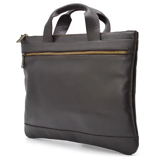 Чоловіча шкіряна сумка TARWA 34х24х1 см sum0026091 - фото 4
