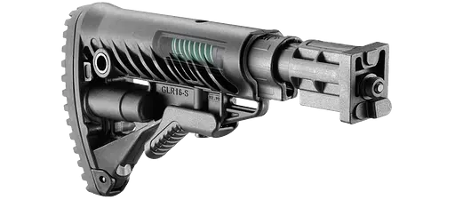 Приклад телескопический Fab Defense для VZ.58 с амортизатором полимер черный - фото 5