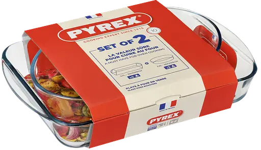 Набір форм для запікання Pyrex, 2 предмети (7092332) - фото 1