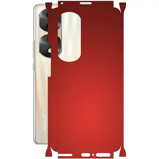 Защитная пленка StatusSKIN для Honor 70 Pro Корпус Винил красная матовая