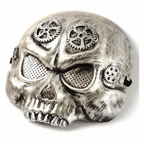 Маска Стимпанк получереп пластик - фото 1