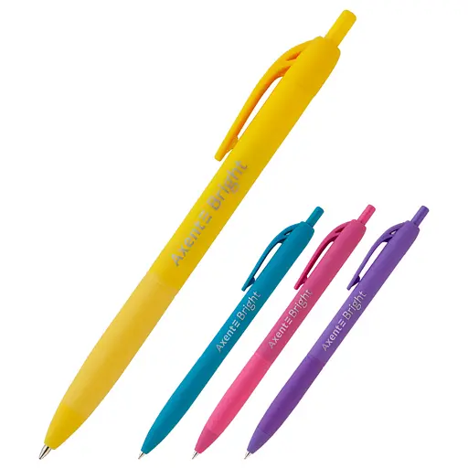 Набір автоматичних кулькових ручок Axent Bright 12 шт. сині (AB1079-02-A)