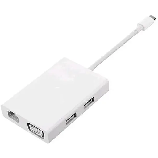 Хаб адаптер Xiaomi Type-C Hub На Lan RJ-45 1gb + VGA + 2 x USB