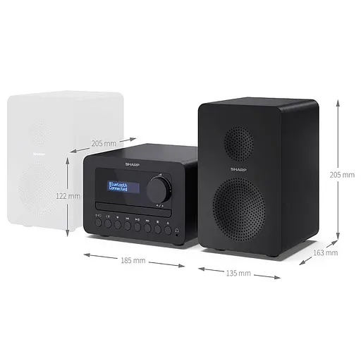 Музыкальный центр Sharp XL-B520D(BK) Black - фото 6