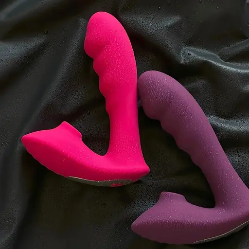 Вібромасажер жіночий вакуумний стимулятор клітора та точки G Вакуумний масажер - фото 1