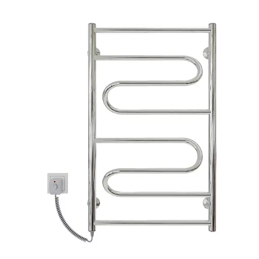 Электрический полотенцесушитель Kosser Илюзия 800x500/3 EL рег. ДІ02ЕL, Хром, Левое - фото 2