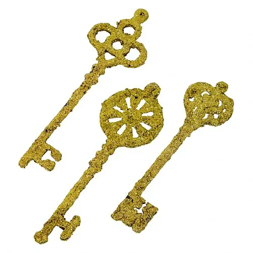 Іграшка на ялинку Ключик 1шт - фото 1