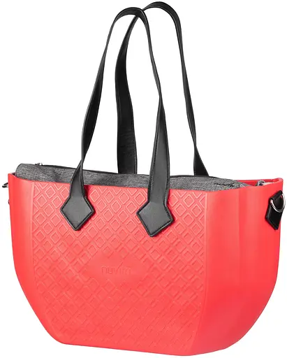 Сумка MyMia ручки эко-кожа, коврик, ремни для коляски, красно-черный Nuvita det0018688 - фото 1