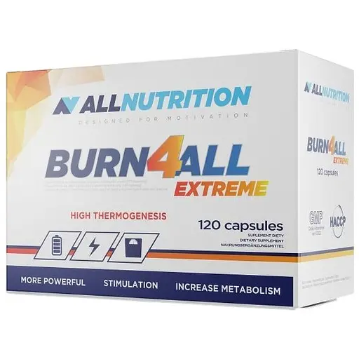 Жироспалювач Allnutrition Burn4all Extreme 120 caps (1086-100-33-3106790-20)