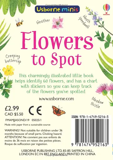 Flowers to Spot. Usborne Minis - фото 7