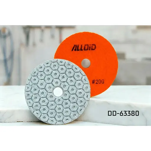 Круг алмазний Alloid Building Tools Combs шліфувальний на липучці 100 мм зерно 200 (DD-63380) - фото 8