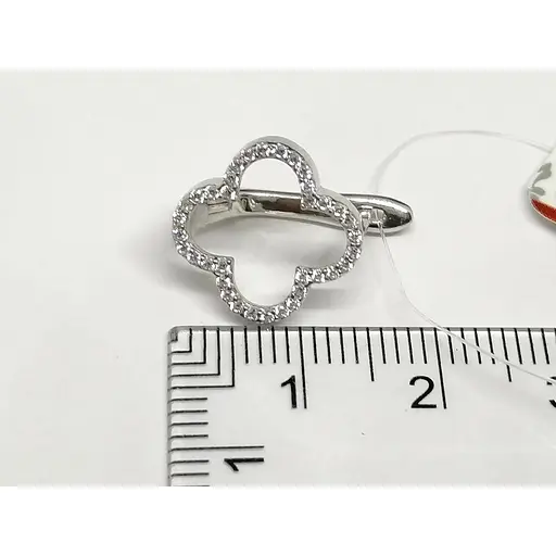 Срібні сережки Qvaliz з фіанітами. 90201126 - фото 5