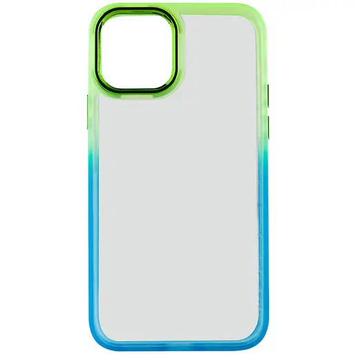 Чохол Epik TPU+PC Fresh sip series для Apple iPhone 12 Pro/12, 6.1 Бірюзовий/Лимонний - фото 2