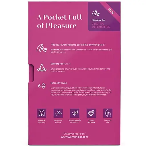 Вакуумный клиторальный стимулятор Womanizer Starlet 3 Pink - фото 7