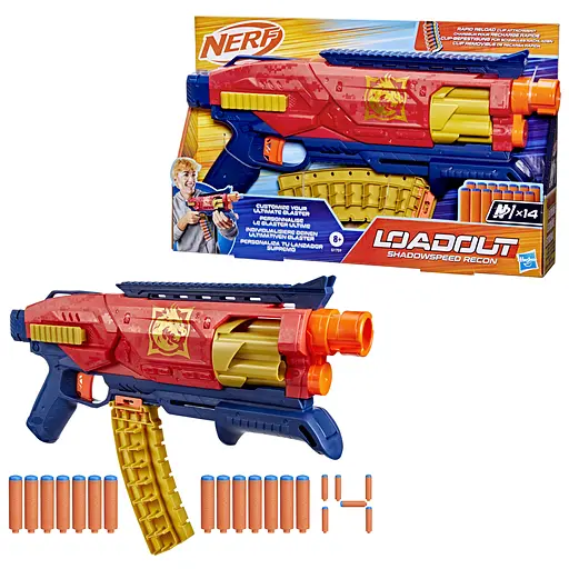 Бластер игрушечный Nerf Loadout Shadowspeed Recon (G1759) - фото 17