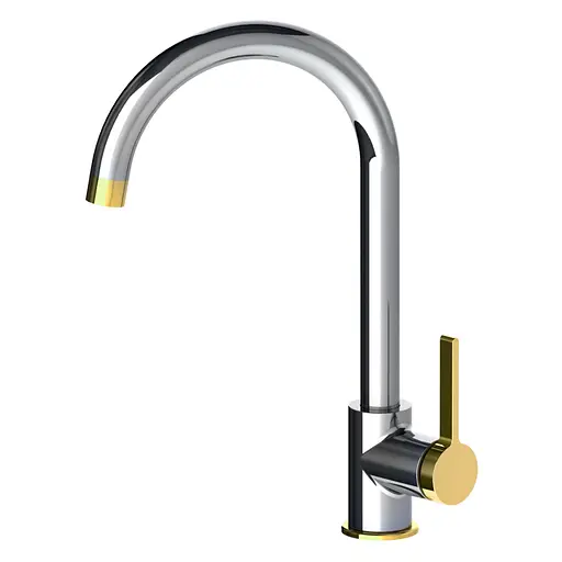 Змішувач для кухні Volle Mora 35 мм хром 1537.110122 Хром - фото 1