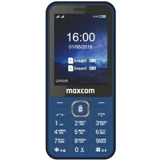 Телефон Maxcom MM814 Type-C Blue 5908235977737 UA UCRF