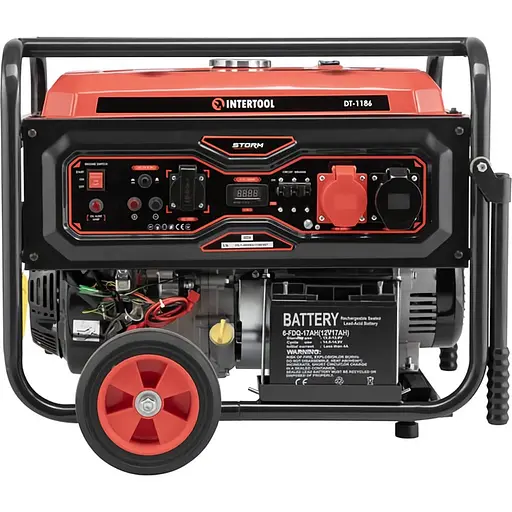 Генератор бензиновый Intertool DT-1186 [114567]