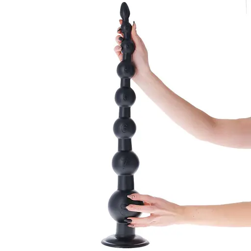 Анальна пробка для фістингу Toyz4lovers Bungle Bungle 58.5 см (чорний) - фото 5