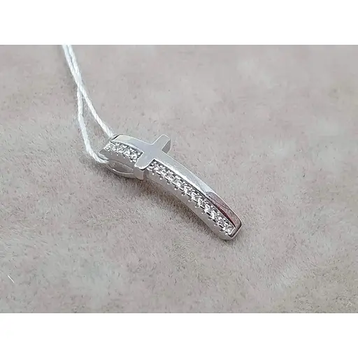 Срібна підвіска Срібний рай з фіанітами. 1112 088467 - фото 2