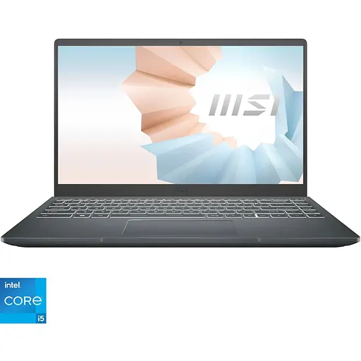 Ноутбук ultraportabil MSI Modern 14 B11MOU-648XRO i5-1155G7,IPS,8GB,512GB,Без ОС