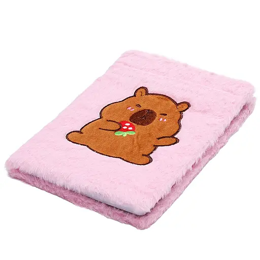 Блокнот плюшевый ZiBi Kids Line Capybara 3 А5 80 листов в клетку, дизайн в ассортименте (ZB.700017) - фото 8