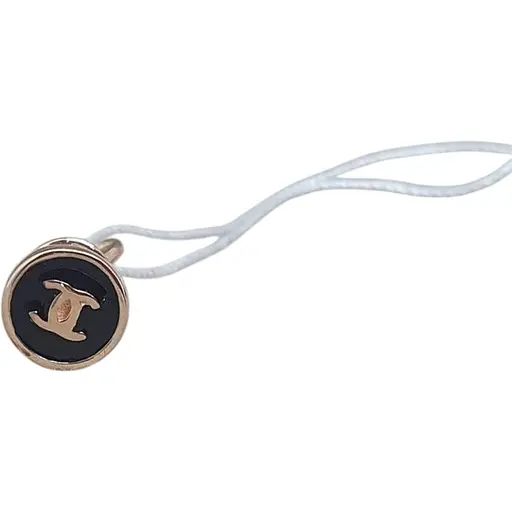 Золота моносережка-пуссета Favoritum з емаллю. 210103/1