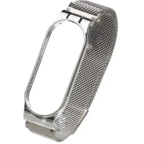 Ремешок Миланская Петля Mi Band 7 Серебристый (01) - фото 1