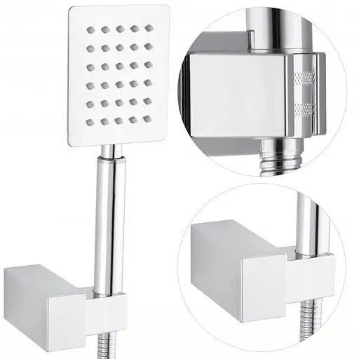 Душова система прихованого монтажу Yoka Dual хром + BOX BP.DUAL, Хром - фото 3