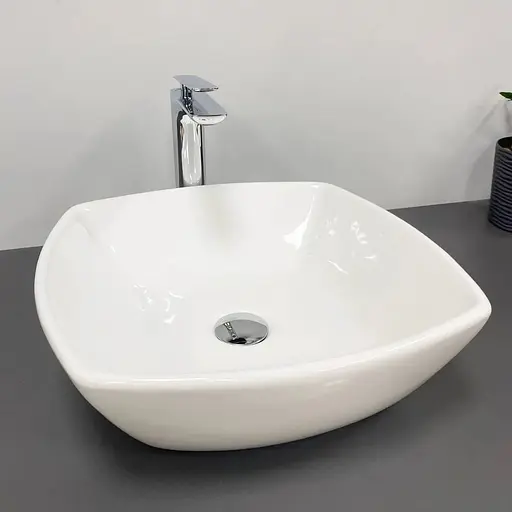 Умивальник VBI Cortona white накладний VBI-012608, Білий - фото 1