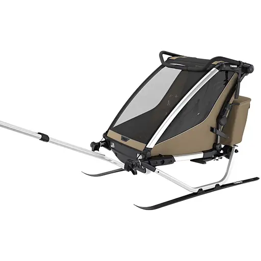 Дитяча коляска Thule Chariot Cross 2 Double (Faded Khaki) (TH 10201037) - фото 9