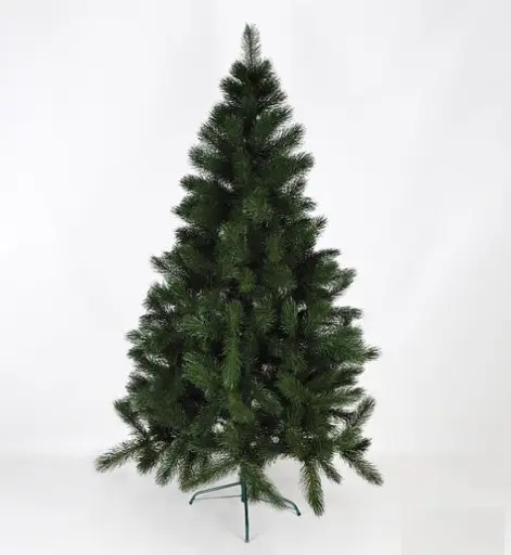 Штучна пухнаста сосна Люкс (висота 2.10 м) лита (Зелена) - фото 4