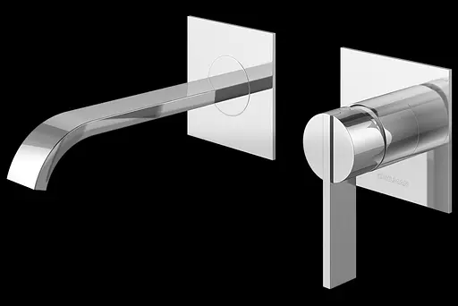 Смеситель для умывальника Kohlman Dexame хром + BOX скрытого монтажа QW183D Хром - фото 2