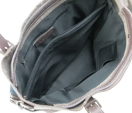 Женская кожаная сумка с двумя ручками Borsacomoda 28х33х11 см sum0024067 - фото 8