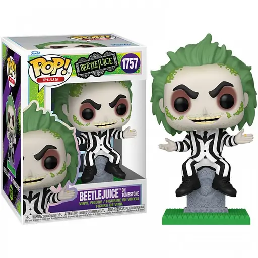 Фігурка Funko Pop Бітлджус з надгробком Beetlejuice with Tombstone 10 см FP B B 1757