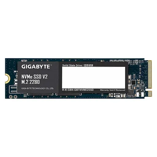 Накопичувач SSD Gigabyte m.2 NVMe 256GB V2 PCIe 3.0x4 (G3NVMEV2256G) - фото 1