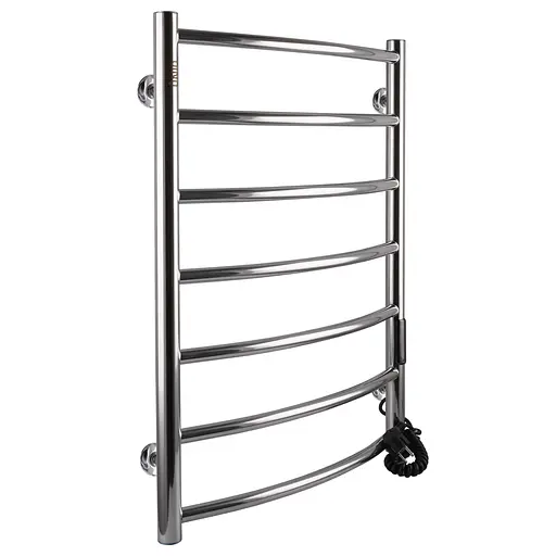 Электрический полотенцесушитель Unio LD ЕU 700-500-7 Лесенка Дуга, Хром, Правое, Электронный - фото 3