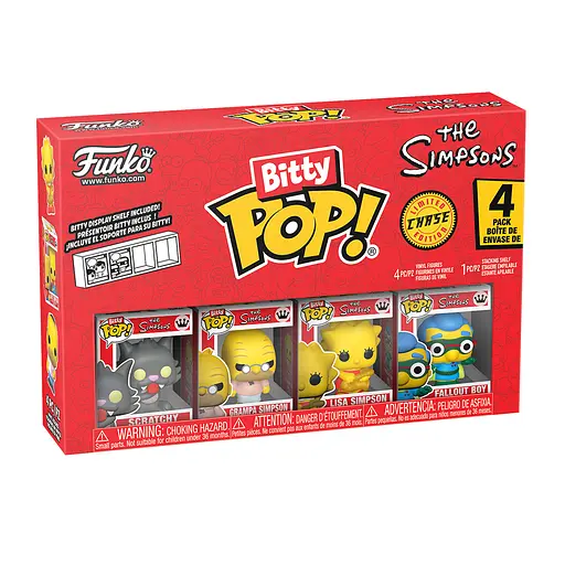 Набор игровых фигурок Funko Bitty Pop! Симпсоны Царапка (85710) - фото 2