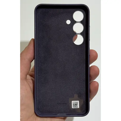 Оригінальний шкіряний чохол Samsung Vegan Leather Case для Samsung Galaxy S24 (6.2") Dark Violet GP-FPS921HCAVW - фото 7