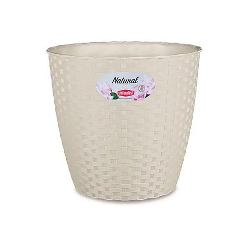 Вазон круглый NATURAL, 6,2 л, 24 см (73587)