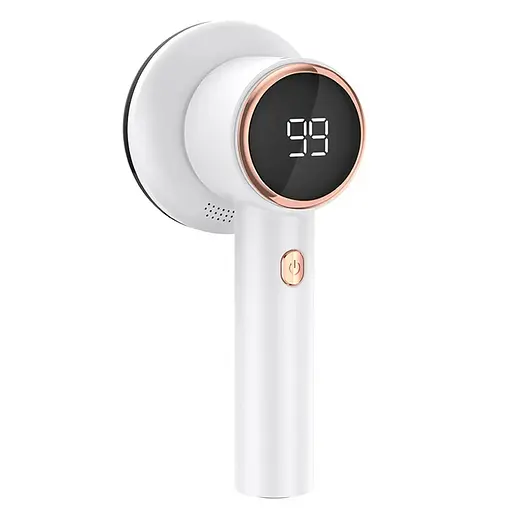 Машинка для стрижки катишків Daling DL-2021 акумуляторна з дисплеєм для чистки одягу білий duplication