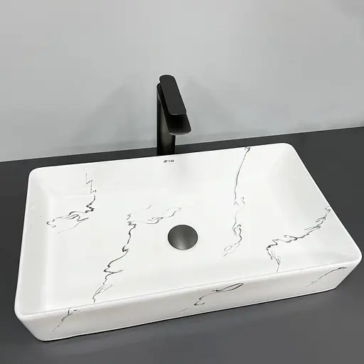 Умивальник VBI Triest marmo накладний VBI-012704, Мармур - фото 2