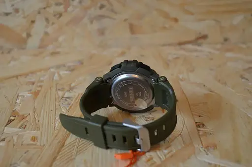 Мужские наручные часы Skmei 1545 Черный циферблат Зеленые - фото 9