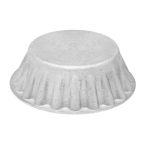 Форма алюмінієва для випічки кексу хліба паски калача паляниці каравая 24x17x8 см, Хлібпром 84079 - фото 4