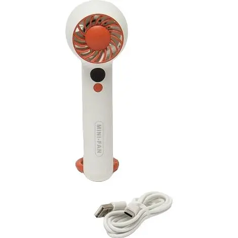 Портативний вентилятор DK F2302 White/Red [110319] - фото 2