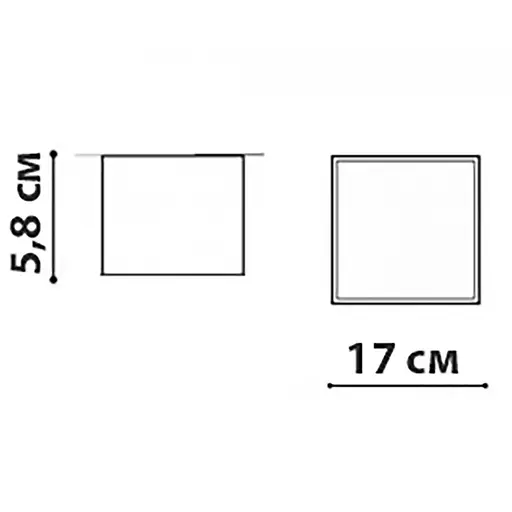 Накладний світильник Friendlylight Mono S17 LED 15W FL2045 - фото 5